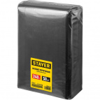 STAYER HEAVY DUTY 240 л, чёрные, 50шт, особопрочные, строительные мусорные мешки (39154-240)