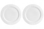 Набор тарелок 2 пр. 27,5*27,5*1,8 см. "Белые розы"