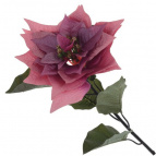 Цветок искусственный "Пуансеттия", L18 W18 H85 см