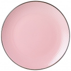 Тарелка Десертная 19,5 См Коллекция "Ностальжи" Цвет:Розовый Сахар