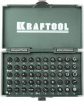 Набор KRAFTOOL Биты "ЕХPERT" "X-Drive", кованые, торсионные, Cr-Mo, система насечек "NSS", 50 предметов, в боксе