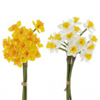 Цветок искусственный "Нарцисс", набор из 3-х шт, L13 W10 H52 см