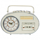 Часы настольные декоративные "Магнитофон", L26 W7 H15 см, (1хАА не прилаг.)