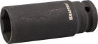 Торцовая головка KRAFTOOL "INDUSTRIE QUALITAT" ударная, удлиненная (1/2"), FLANK, Cr-Mo, фосфатированная, 22 мм