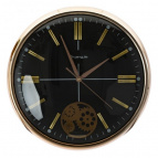 Часы настенные декоративные, L38 W6,5 H38 см, (1xАА не прилаг.)