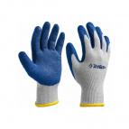 ЗУБР ЗАХВАТ, размер L-XL, перчатки с одинарным текстурированным нитриловым обливом