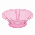 Тарелка Детская Глубокая На Присосе 300Мл (Розовый)