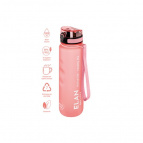 Бутылка для воды 1000 мл 7,8*7,8*28,5 см "Style Matte" с углублениями д/пальцев пыльная роза