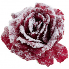 Цветок искусственный роза диаметр=15 см.