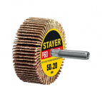 STAYER  d 50x20 мм, P60, круг шлифовальный лепестковый, на шпильке, 36607-060