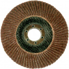 Круг шлифовальный ЗУБР "МАСТЕР" лепестковый торцевой, тип КЛТ 1, зерно-электрокорунд нормальный, P80, 150х22,2мм