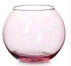 Enjoy pink" ваза для цветов окрашен. (h=102.5 мм) розовая SL 43417 D 210 SL Распрод.