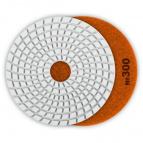 ЗУБР 100мм №300 алмазный гибкий шлифовальный круг (Черепашка) для мокрого шлифования