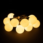 VEGAS Электрогирлянда Нить «Лампы ретро» 10 теплых LED ламп, прозрачный провод, постоянный, 1,5  м + 0,5 м шнур, 2*АА(не в комплекте) /20