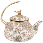 Чайник эмалированный agness, серия royal garden 2,2л подходит для индукцион.плит