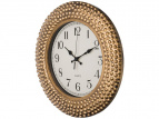 Часы настенные кварцевые "italian style" диаметр=38 см. цвет: античное золото циферблат диаметр=24 с