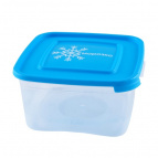 Квардатный контейнер для замораживания продуктов 1,0л "морозко"