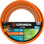 GRINDA FLEX 3 1/2″, 25 м, 25 атм, из термоэластопласта, трёхслойный, армированный, Поливочный шланг, PROLine (429008-1/2-25)