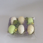 Изделие декоративное "Яйцо пасхальное", набор из 6-ти шт., L14 W10 H5 см