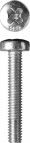 Винт DIN 7985, M3 x 20 мм, 5 кг, кл. пр. 4.8, оцинкованный, ЗУБР