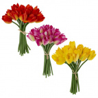 Цветок искусственный "Тюльпан", набор из 20-ти шт, L19 W19 H25 см