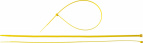 Хомуты нейлоновые желтые, 4.8 x 400 мм, 100 шт, ЗУБР