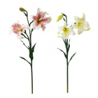 Цветок искусственный "Лилия", L16 W16 H86 см, 2в.