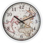 Часы Настенные Кварцевые "World Map" Диаметр=31 См. Диаметр Циферблата=27,5 См.