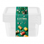 Набор контейнеров для заморозки Plast Team Frozen 0,45л 3шт Kitchen collection