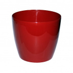200 Кашпо MAGNOLIA d12; h10,4 см;0,89 л красный Без поддона (czerwony) (поддон арт 030946)