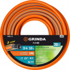 GRINDA FLEX 3 3/4″, 50 м, 20 атм, из термоэластопласта, трёхслойный, армированный, Поливочный шланг, PROLine (429008-3/4-50)