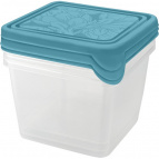 Набор контейнеров для продуктов HELSINKI Artichoke 3 шт. 0,75 л квадратные голубой океан