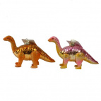 Украшение новогоднее "Динозавр" (блок из 12-ти), L9 W5 H16,5 см, 2в.
