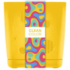 Горшок для цветов InGreen Clean Color 1,1л, cosmic yellow