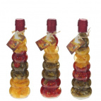 Бутылка декоративная "Овощи", L6 W6 H22 см, 3в.
