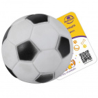 Игрушка для питомцев "Футбольный мяч". Диаметр 6,5 см.