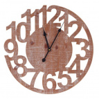 Часы настенные декоративные, L45 W3 H45 см, (1xАА не прилаг.)