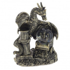 Фигурка декоративная в стекл.шаре "Дракон", D 4.5 см, L13 W9 H17 см