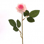 Цветок искусственный "Роза" (силиконовое покрытие), H53 см