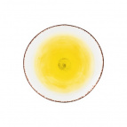 Тарелка для закуски 21*21*2 см "Кантри" желтая
