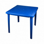Стол 800х800х740мм квадратный (синий)
