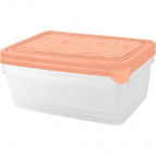 Набор контейнеров для продуктов HELSINKI Artichoke 3 шт 1,35 л прямоугольные персиковая карамель