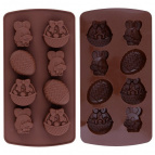 Форма для шоколадных конфет силиконовая «Пасхальное настроение». Размер 21х10,5х2,5 см