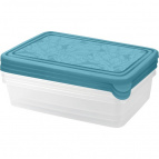 Набор контейнеров для продуктов HELSINKI Artichoke 3 шт. 0,9 л прямоугольные голубой океан