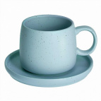 Ф19-120P/1  Чайный набор 2 предмета, голубой  (24)