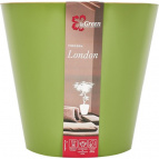 Горшок для цветов London 190 мм, 3,3л оливковый