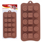 Форма для шоколадных конфет силиконовая "Ассорти".