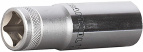 Торцовая головка KRAFTOOL "INDUSTRIE QUALITAT", удлиненная, Cr-V, FLANK, хромосатинированная, 1/2", 17 мм