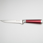 Разделочный нож из нержавеющей стали с красной ручкой "Burgundy" 6" (15,24 см)