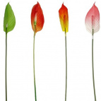 Искусственный цветок Спатифиллум, 83х12, 4в